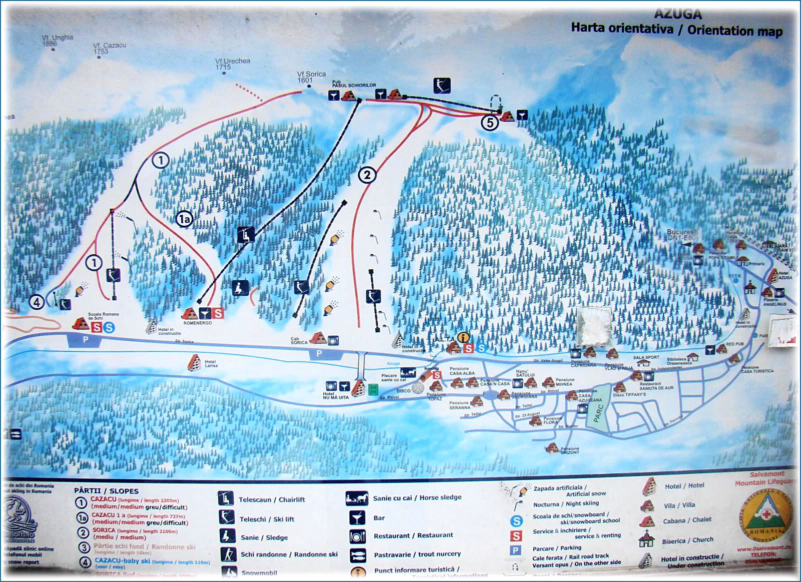 Partii de schi din Azuga